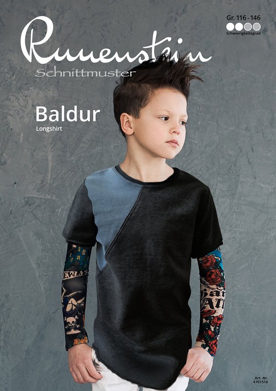 Baldur Shirt/Longsleeve 116-146 Schnittmuster &amp; Nähanleitung