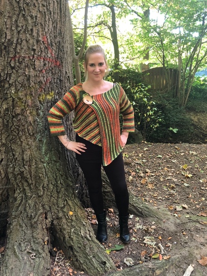 Häkelanleitung Blazer "Herbstlaub" - alle Größen