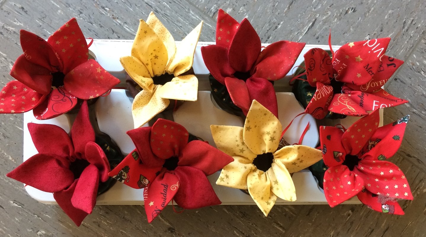 Geschenkverpackung " Christstern im Topf " - Bild 2