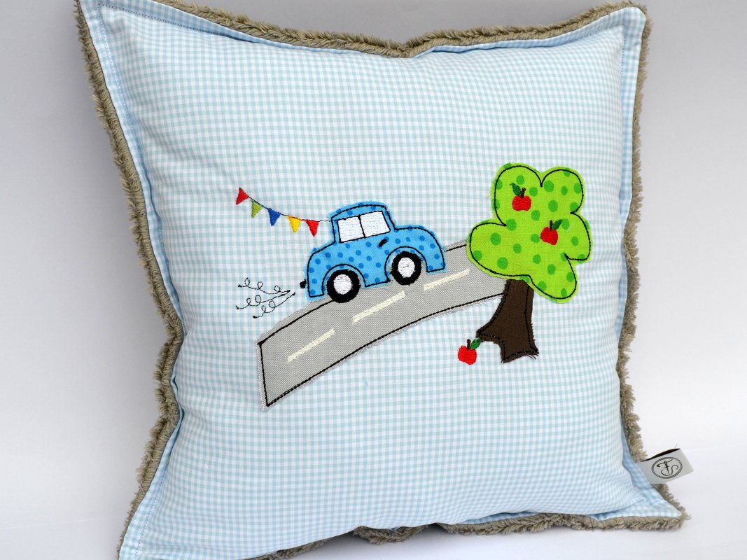 Stickdatei Doodle Autostraße 13x18cm