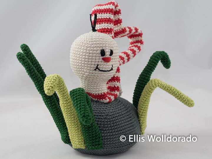 Wurm in Love, Amigurumi, Häkelanleitung