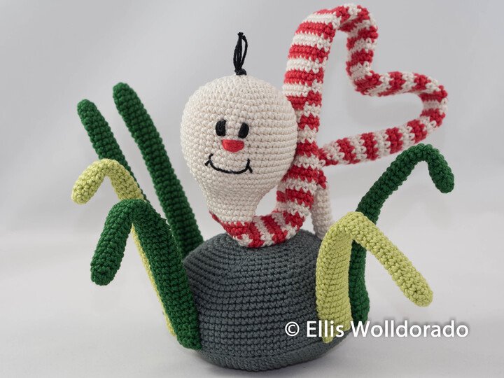 Wurm in Love, Amigurumi, Häkelanleitung