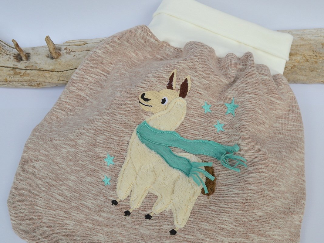 Stickdatei Winterlama 2er SET ab dem 13x18cm Rahmen