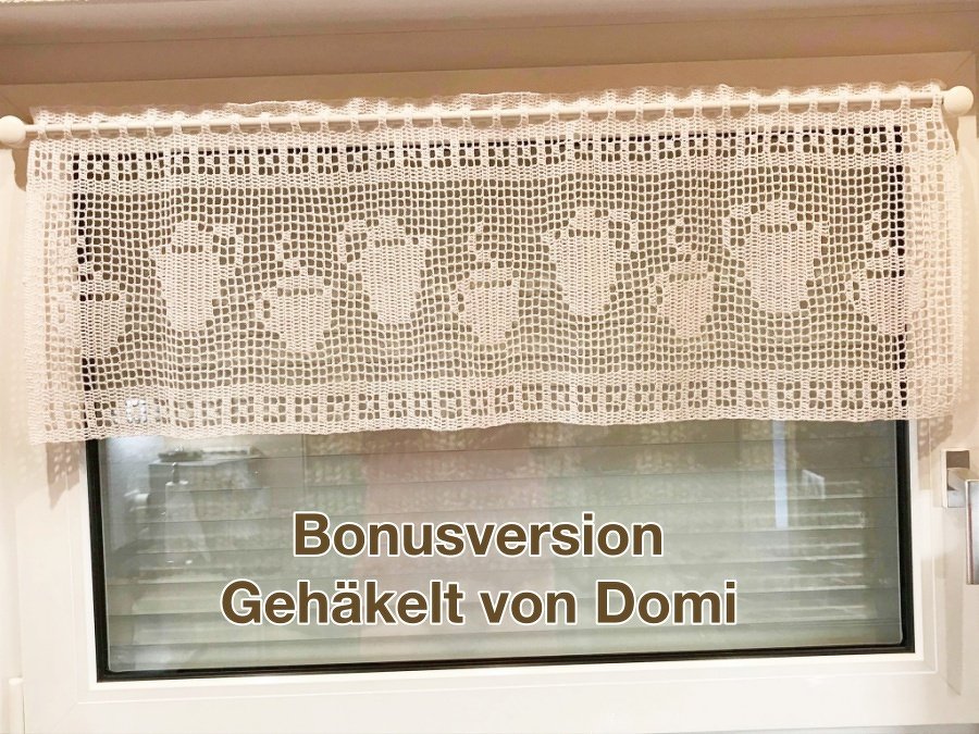 Häkeln / Gardine "Coffee" + Bonus - Bild 5