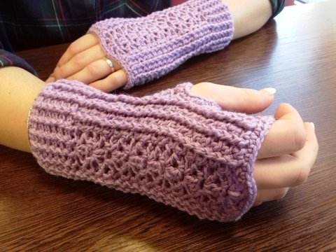 Häkelanleitung für Armstulpen / Pulswärmer / Handwärmer PETRA