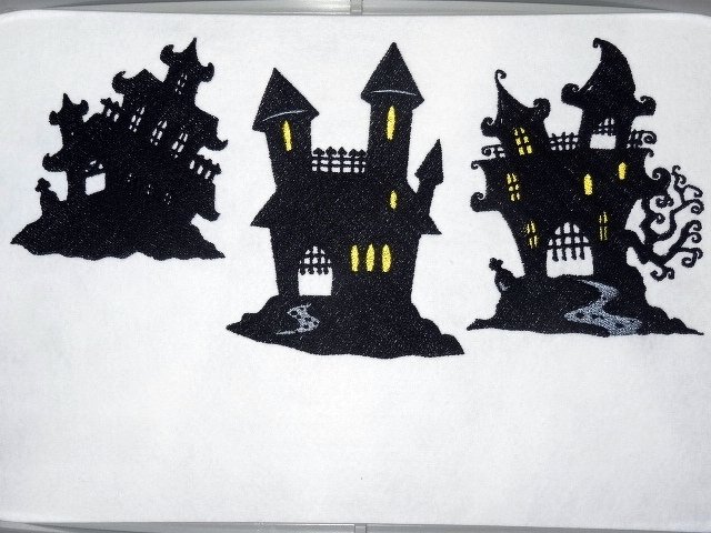 Halloween Silhouette Stickdatei - Bild 5