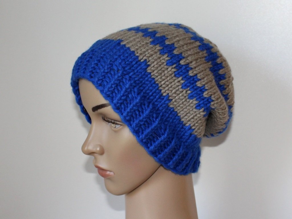 Strickanleitung Mütze, Beanie unisex Kopfumfang 54 - 60 cm