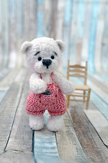 Амигуруми мишка крючком