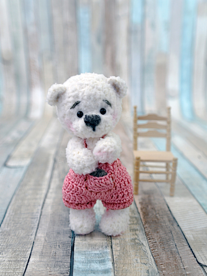 Амигуруми мишка крючком