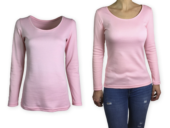 Basic Longsleeve "Sabine-01" - Schnittmuster + Nähanleitung