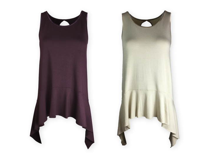 Basic Shirt/Top mit Volant "Tabea-01" - Schnittmuster + Nähanleitung