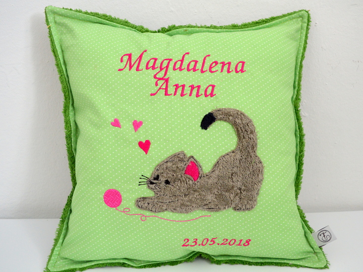 Stickdatei Katze doodle 3er SET für den 13x18cm Rahmen