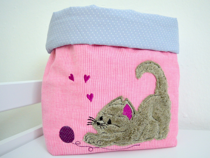 Stickdatei Katze doodle 3er SET für den 13x18cm Rahmen