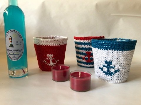 Teelichthalter - Häkelanleitung