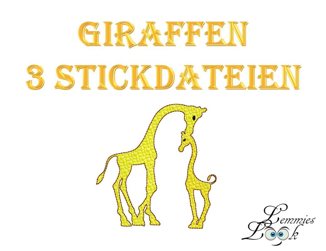 Stickdatei Giraffen