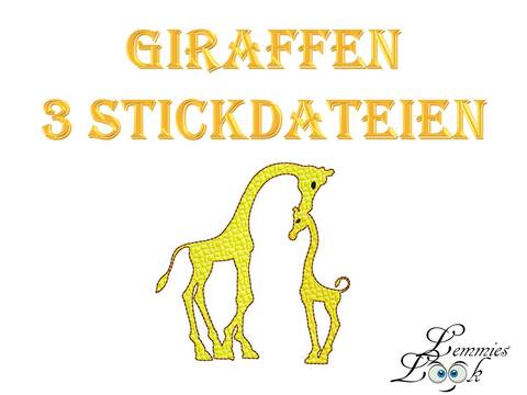 Stickdatei Giraffen