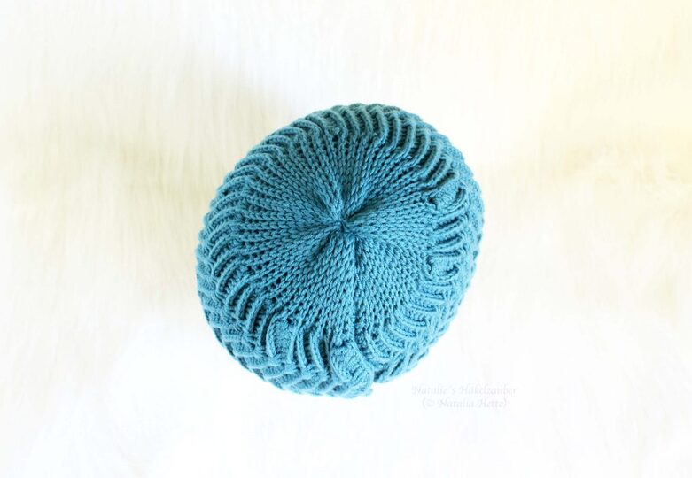 Mütze "Grazie", Zick-Zack-Muster, 3. Var. (3 Links zu Videos)