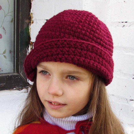 Hat crochet pattern for toddlers, girls, women