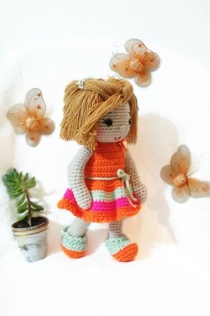 Crochet pattern of doll Sarah x2!!!  PDF english- deutsch- dutch ternuraamigurumi