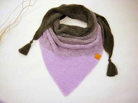 Strickanleitung - Dreieckstuch EASY - No.178