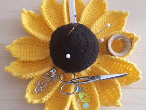 Nadelkissen "Sonnenblume"