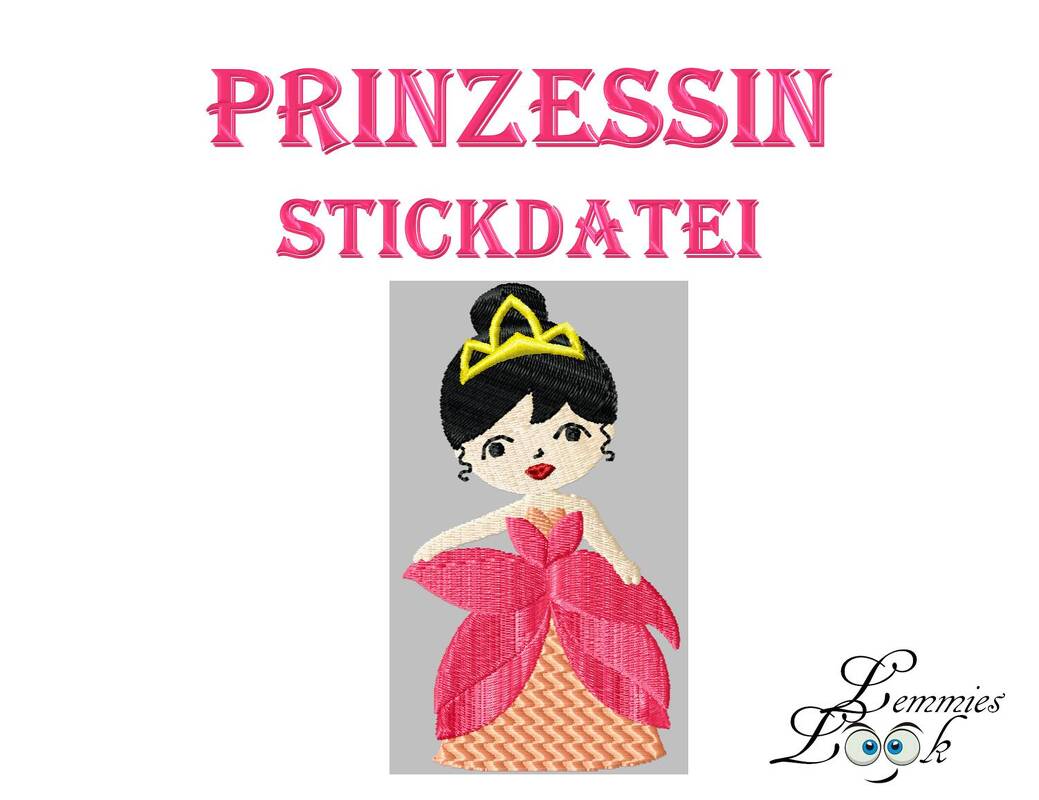 Prinzessin Stickdatei