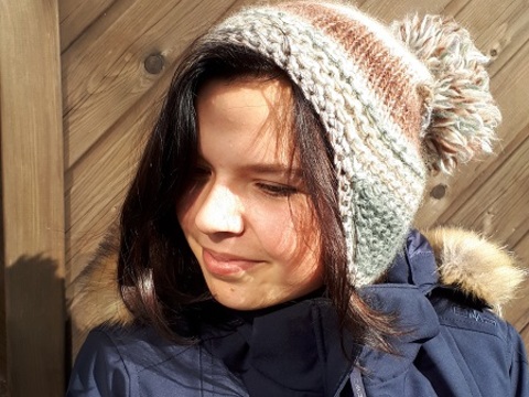 Kuschel-Onesize Mütze mit warmen Ohrklappen