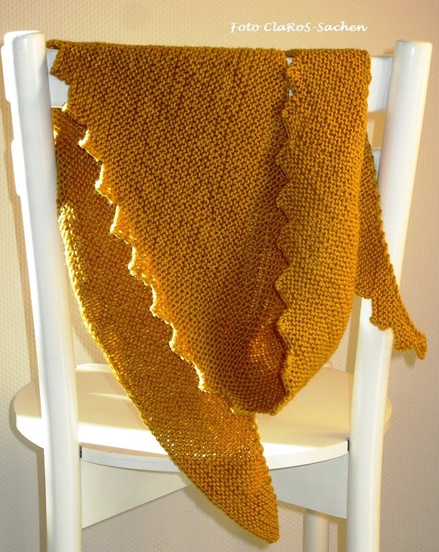 Shawl Hanlei - detailed knitting pattern - Image 3