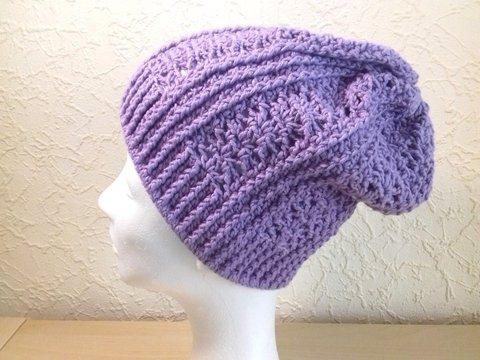 Häkelanleitung für Beanie PETRA Gr. 52/54 - 56/58