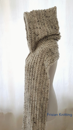 Crochet pattern scoodie / pattern hooded scarf