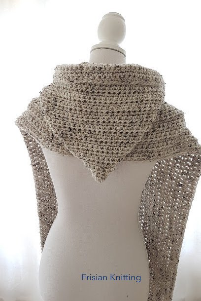 Crochet pattern scoodie / pattern hooded scarf - Image 2