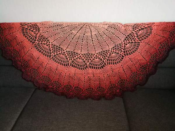 Crochet Pattern "shawl - Haldisa" UK Term