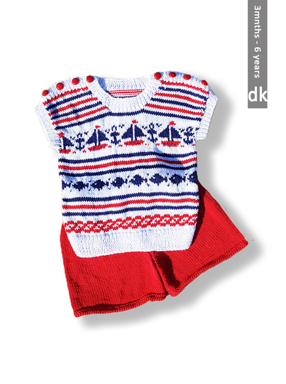 Nautical Top and Shorts - 3 months to 6 years