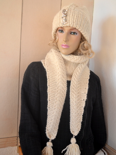 Mütze & Schal Set * Strickanleitung * (alle Größen mit Tabelle)