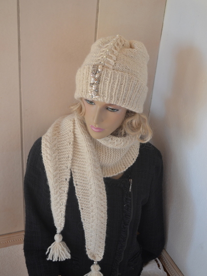 Mütze & Schal Set * Strickanleitung * (alle Größen mit Tabelle)