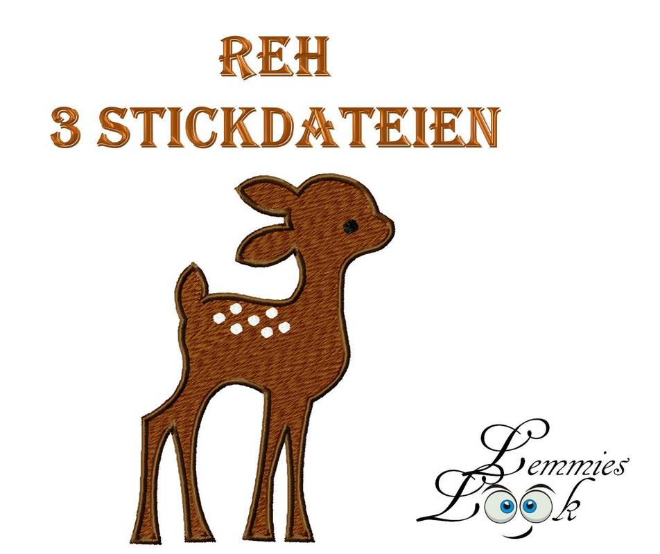 Stickdatei Reh