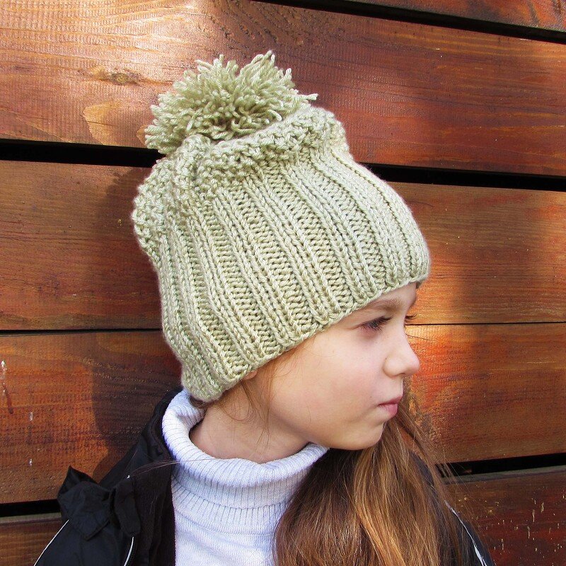 Hat knitting pattern, size for toddler, child, adult - Image 5
