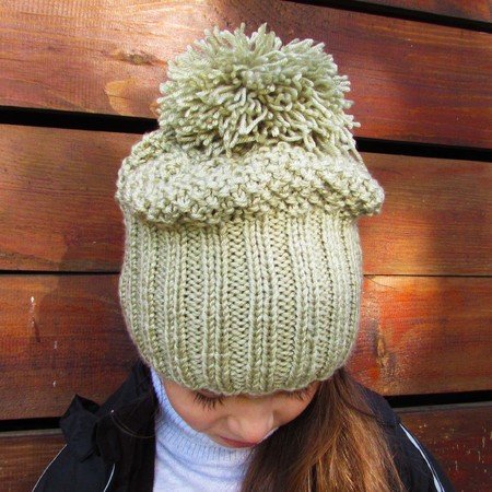 Hat knitting pattern, size for toddler, child, adult