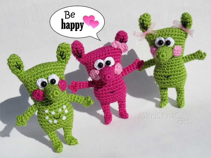 Häkelanleitung Little Kibi Amigurumi - Glücksbringer