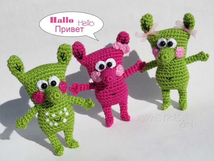 Häkelanleitung Little Kibi Amigurumi - Glücksbringer