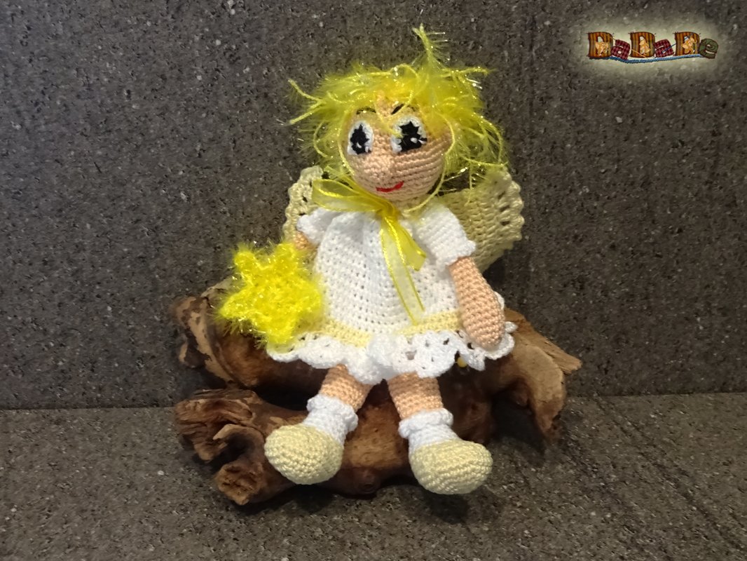 Geschenke-Tasche oder Adventskalender, Engel - gehäkelt von Dadade