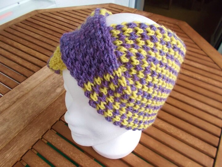 Stirnband mit Verzopfung- Strickanleitung