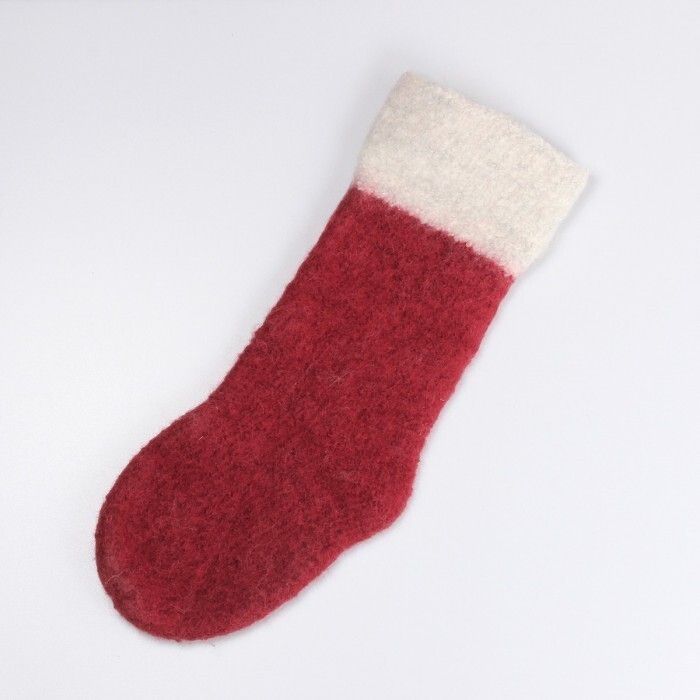 Felted Christmas Stocking
