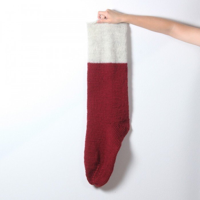 Gefilzte Weihnachtssocke