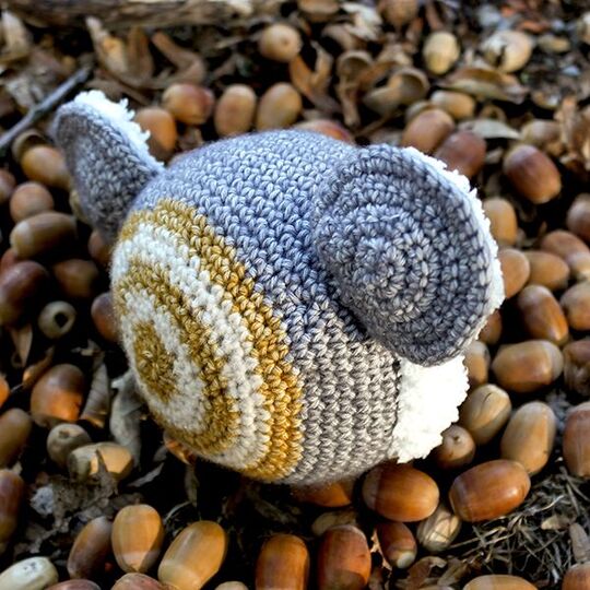 Häkelanleitung Sensorikball Koala Polly - Fühlball