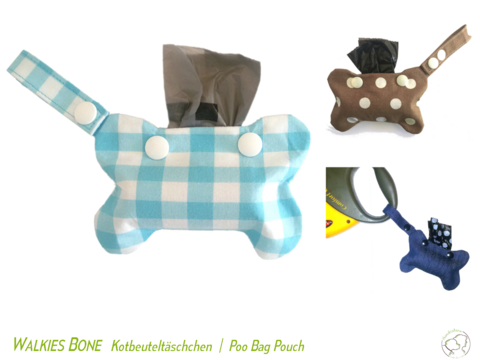 Walkies Bone V1 Kotbeuteltasche Nähanleitung+Schnitt