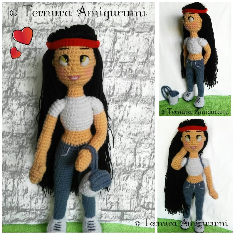 Milly doll crochet pattern PDF english- deutsch-dutch ternura amigurumi