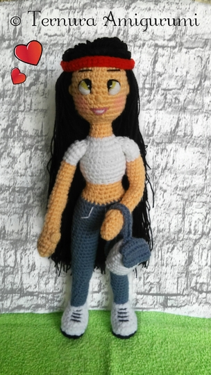 Milly Puppe Häkelanleitung PDF english- deutsch-dutch ternura amigurumi