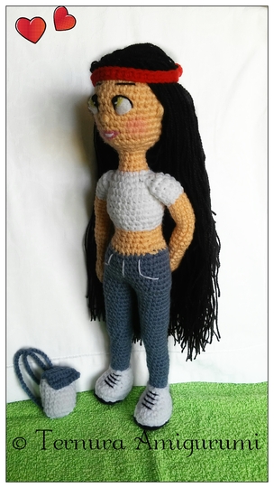 Milly Puppe Häkelanleitung PDF english- deutsch-dutch ternura amigurumi