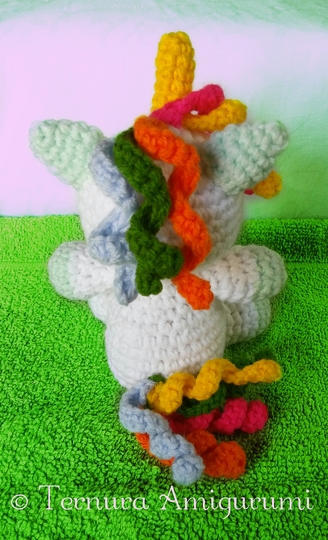 Crochet pattern of flipp, the unicorn PDF ternura amigurumi english